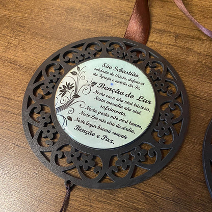 ESCAPULÁRIO DE PORTA TABACO SÃO SEBASTIÃO (1 UNIDADE)