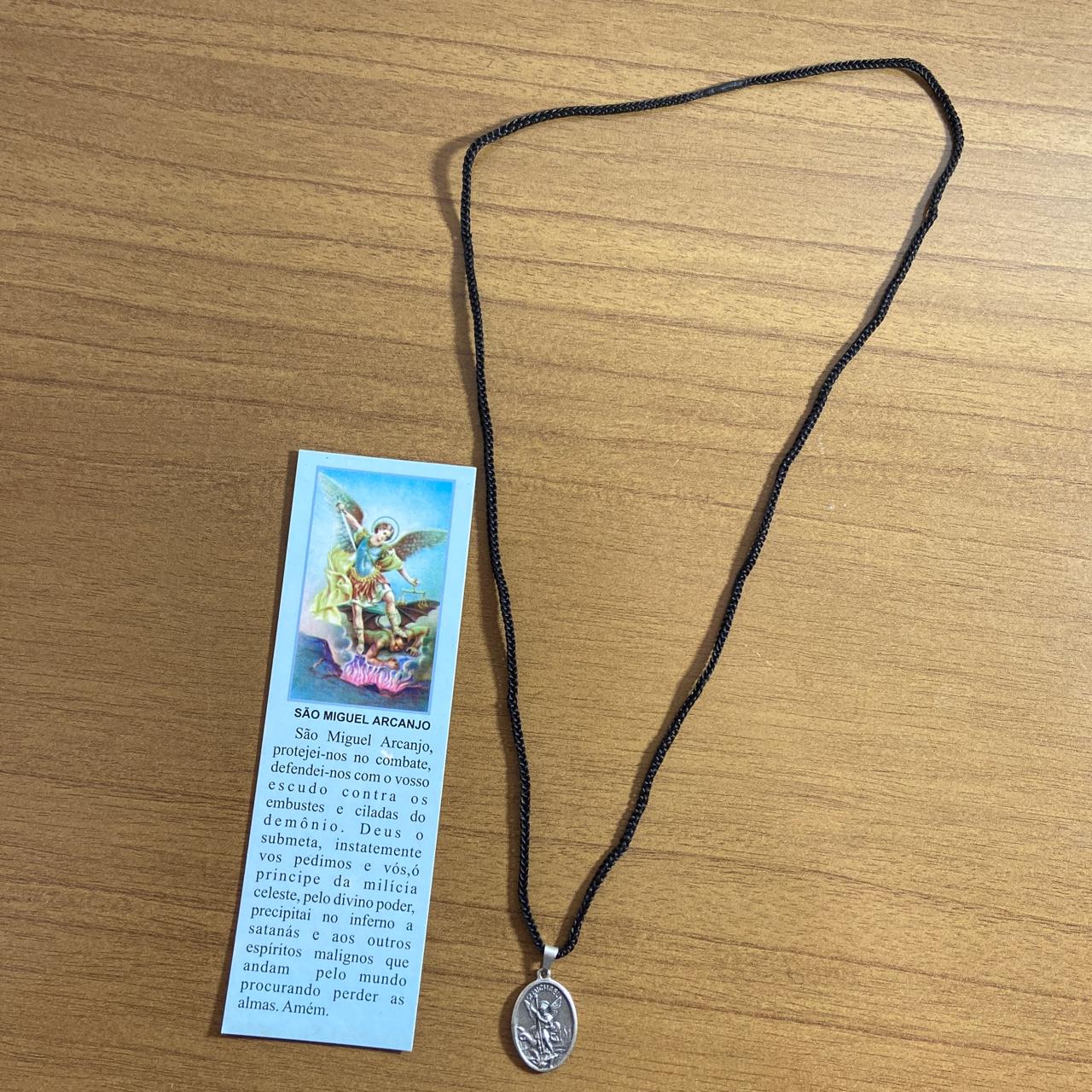 CORDÃO COM MEDALHA ITALIANA SÃO MIGUEL ARCANJO (1 UNIDADES)