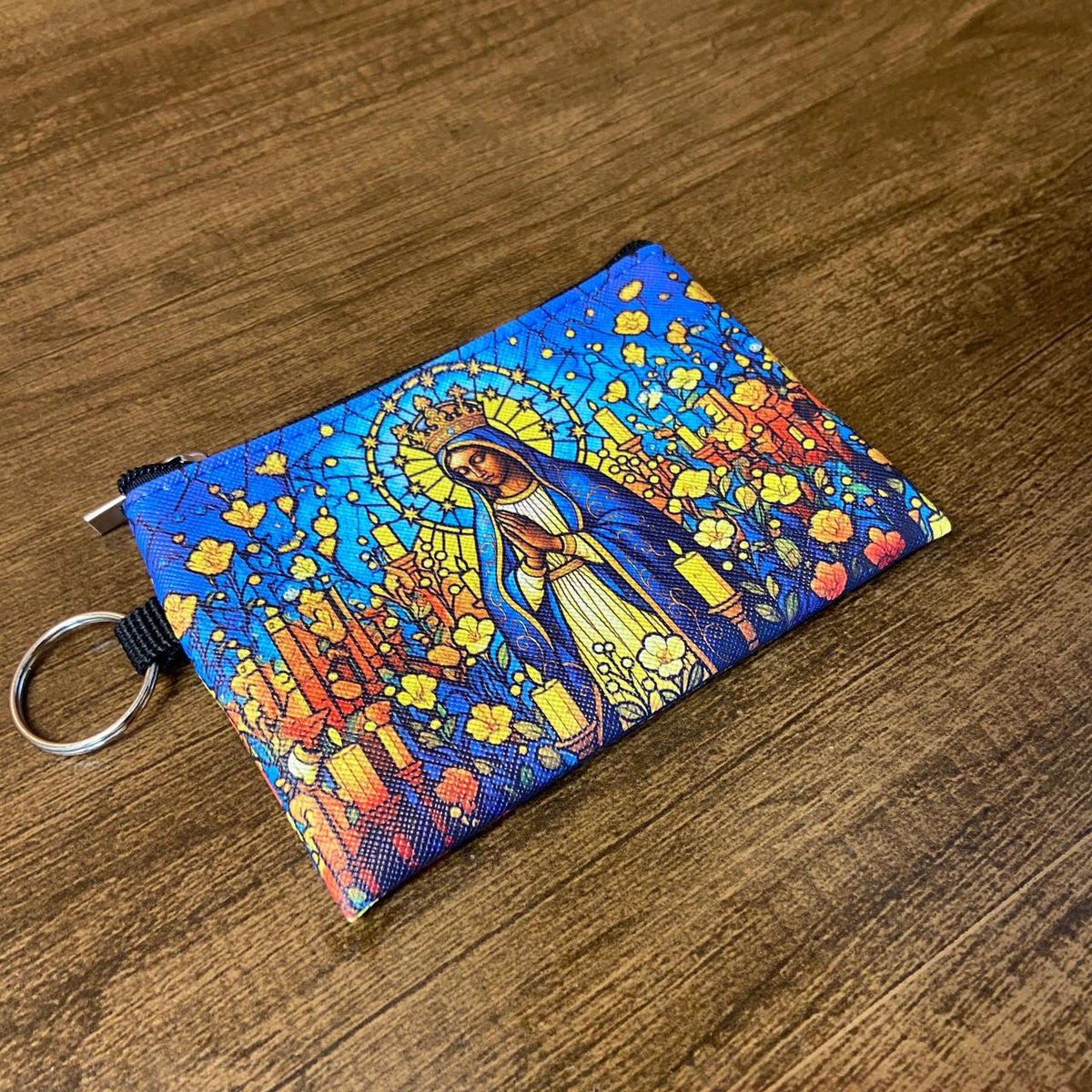 BOLSA PORTA MOEDAS NOSSA SENHORA APARECIDA MOD4 (1 UNIDADE)