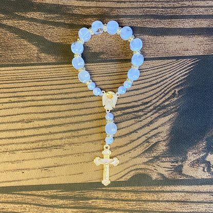 DEZENA PEDRARIAS ANJO DA GUARDA 12MM  (1 UNIDADE)