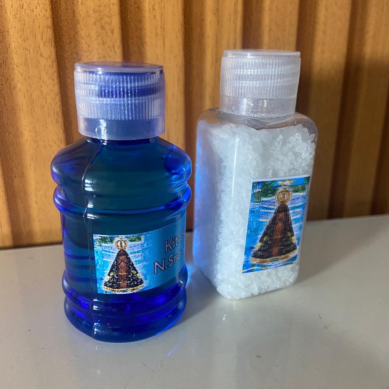 KIT AGUA E SAL NOSSA SENHORA APARECIDA (1 UNIDADE)