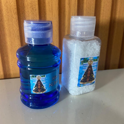 KIT AGUA E SAL NOSSA SENHORA APARECIDA (1 UNIDADE)