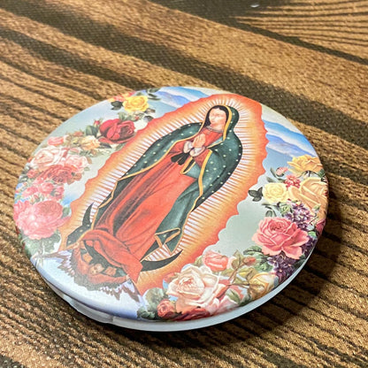 ESPELHO DE BOLSA NOSSA SENHORA DE GUADALUPE ( 3 UNIDADES )