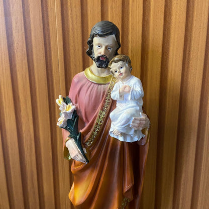 IMAGEM DE RESINA IMPORTADA SÃO JOSÉ 31CM (1 UNIDADE)