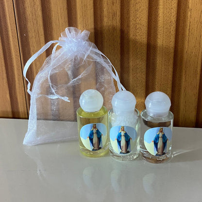 KIT AGUA SAL E ÓLEO NOSSA SENHORA DAS GRAÇAS (1 UNIDADE)