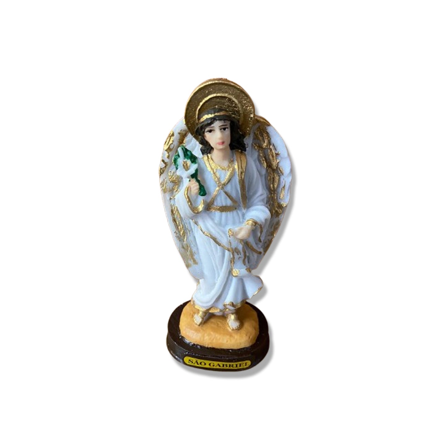 IMAGEM DE RESINA NACIONAL SÃO GABRIEL ARCANJO 14CM (1 UNIDADE)
