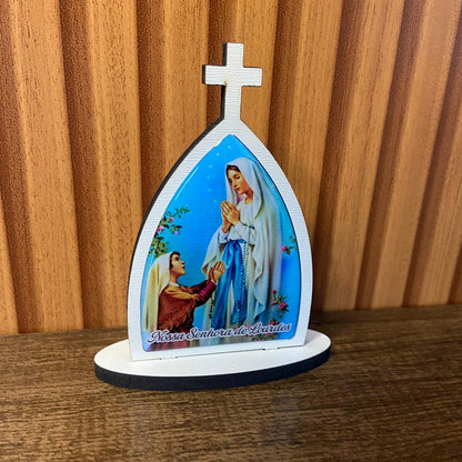 CAPELA MDF DESMONTÁVEL NOSSA SENHORA DE LOURDES 11CM (1 UNIDADE)