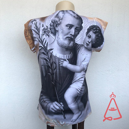 CAMISETA RELIGIOSA SÃO JOSÉ TAMANHO:G (1 UNIDADE)