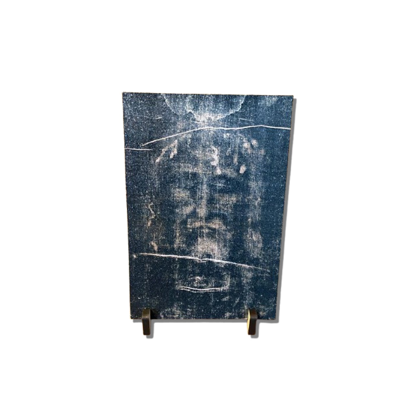 PLAQUINHA DE MESA MDF RESINADO SAGRADA FACE 19CM x 13CM  (1 UNIDADE)