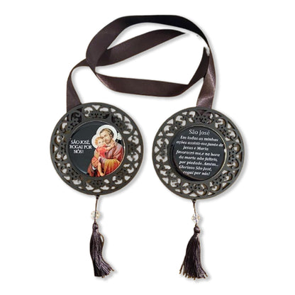 ESCAPULÁRIO DE PORTA TABACO SÃO JOSÉ (1 UNIDADE)