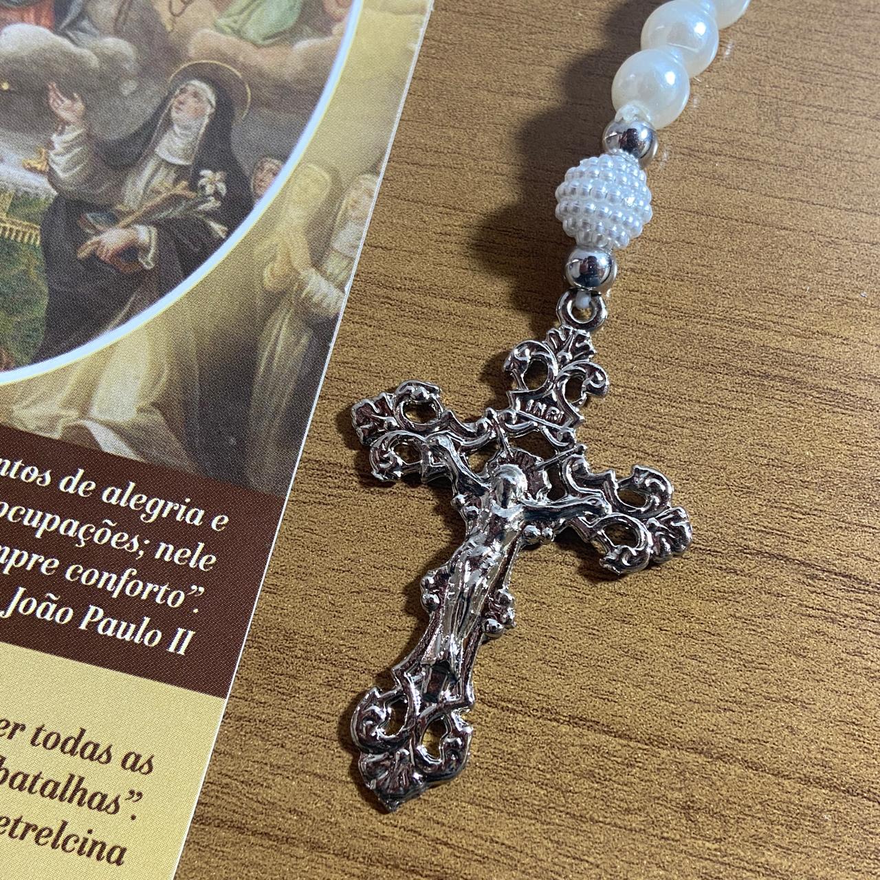 ROSÁRIO PÉROLA NOSSA SENHORA APARECIDA 8MM (1 UNIDADE)