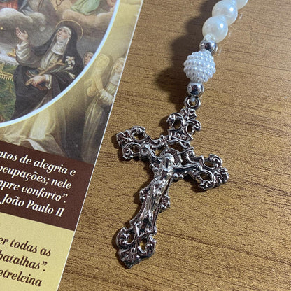 ROSÁRIO PÉROLA NOSSA SENHORA APARECIDA 8MM (1 UNIDADE)