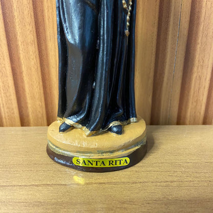 IMAGEM DE RESINA NACIONAL SANTA RITA DE CÁSSIA 20CM (1 UNIDADE)