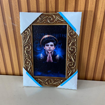 QUADRO COM MOLDURA RESINADO CARLO ACUTIS 20,5X15,5 (1 UNIDADE)