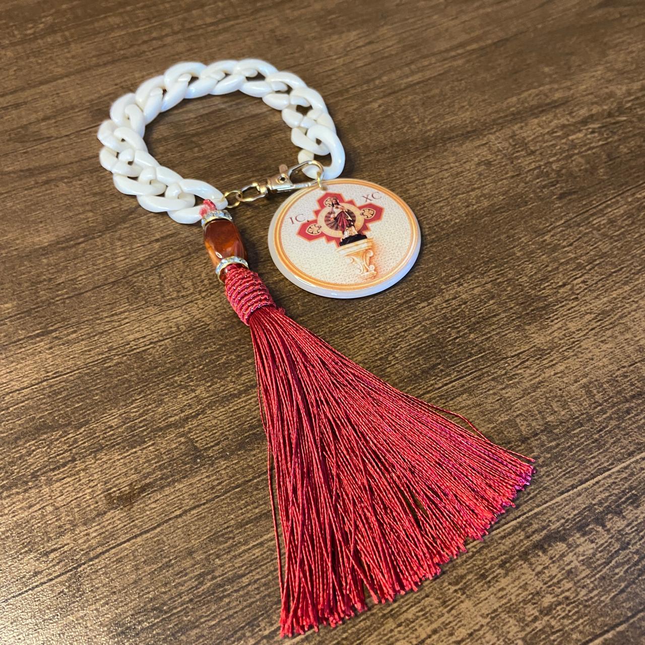 ELO DA CONSAGRAÇÃO  MEDALHÃO RESINADO SAGRADO CORAÇÃO DE JESUS (1 UNIDADE)