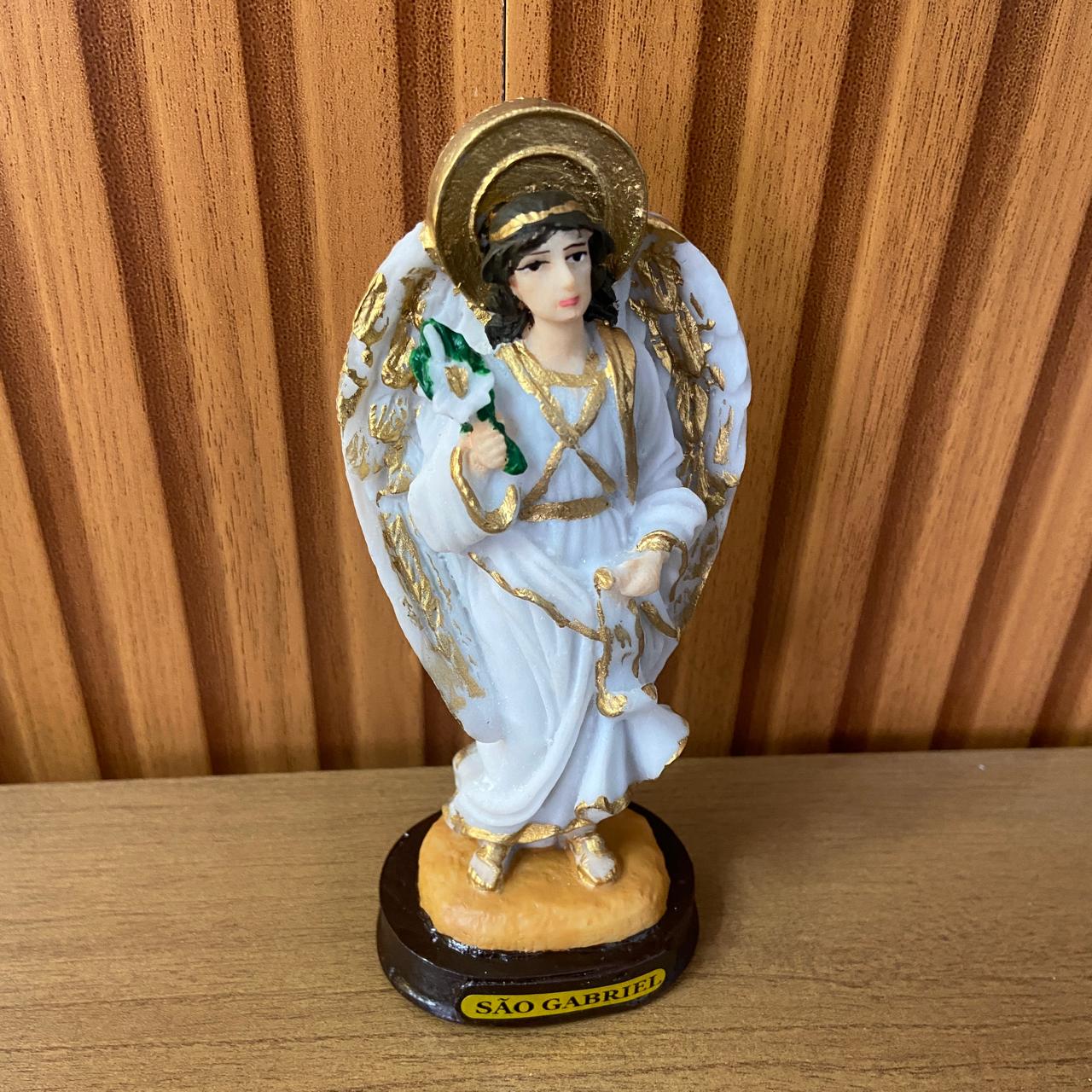 IMAGEM DE RESINA NACIONAL SÃO GABRIEL ARCANJO 14CM (1 UNIDADE)