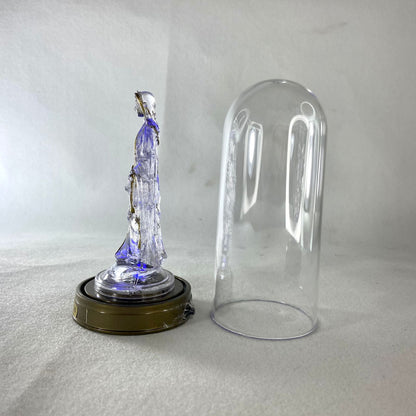 IMAGEM DE ACRÍLICO NOSSA SENHORA DAS GRAÇAS COM LED E REDOMA 13CM (1 UNIDADE)