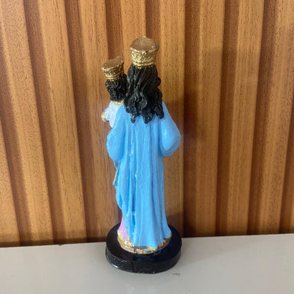 IMAGEM DE RESINA NACIONAL NOSSA SENHORA AUXILIADORA 14CM (1 UNIDADE)