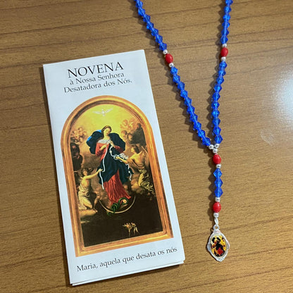 TERÇO ACRÍLICO NOSSA SENHORA DESATADORA DOS NÓS 06MM  (1 UNIDADE)