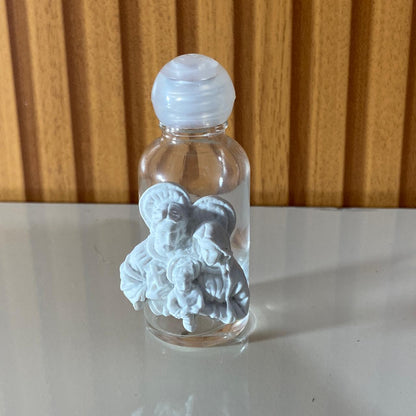 PORTA AGUA BENTA DE VIDRO SAGRADA FAMÍLIA 50ML (1 UNIDADE)