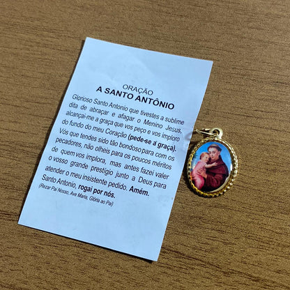 MEDALHA ALUMINIO SANTO ANTÔNIO (36 UNIDADES)