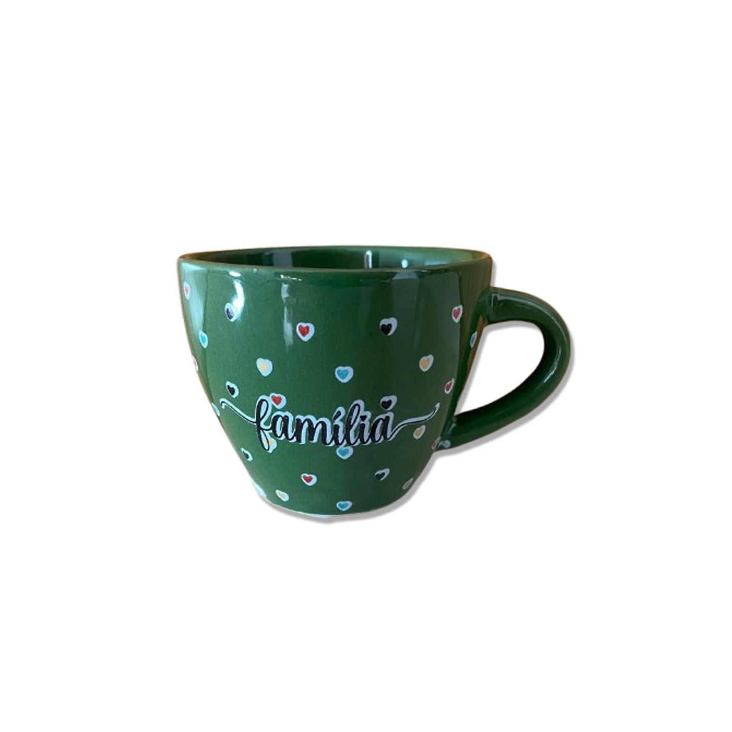 XÍCARA COQUINHO VERDE MOD1 FAMÍLIA (1 UNIDADE)