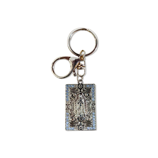 CHAVEIRO LUXO NOSSA SENHORA DE GUADALUPE COM STRASS (6 UNIDADES)