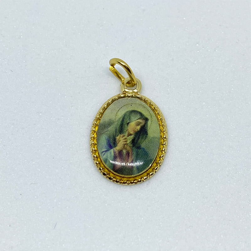 MEDALHA ALUMINIO NOSSA SENHORA DAS DORES (36 UNIDADES)