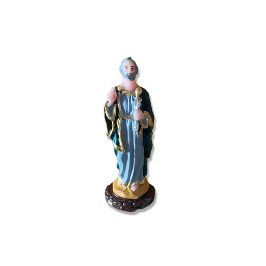 IMAGEM DE RESINA NACIONAL SÃO PEDRO 07CM (6 UNIDADES)