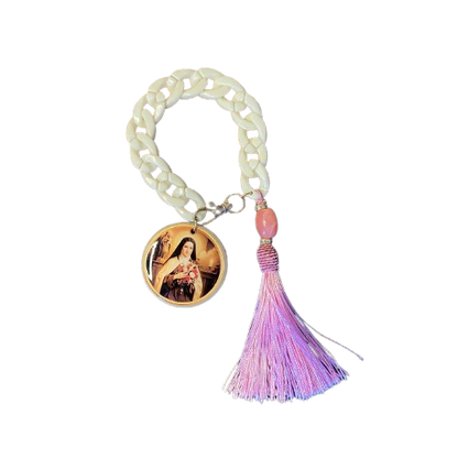 ELO DA CONSAGRAÇÃO MEDALHÃO RESINADO SANTA TERESINHA (1 UNIDADE)