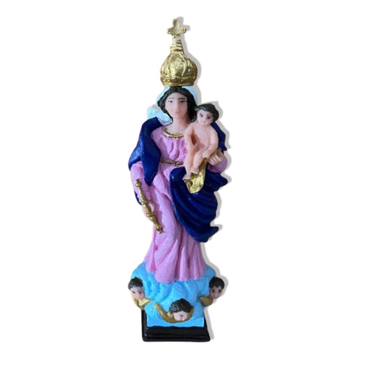 IMAGEM DE RESINA NACIONAL NOSSA SENHORA DA AJUDA 22CM (1 UNIDADE)