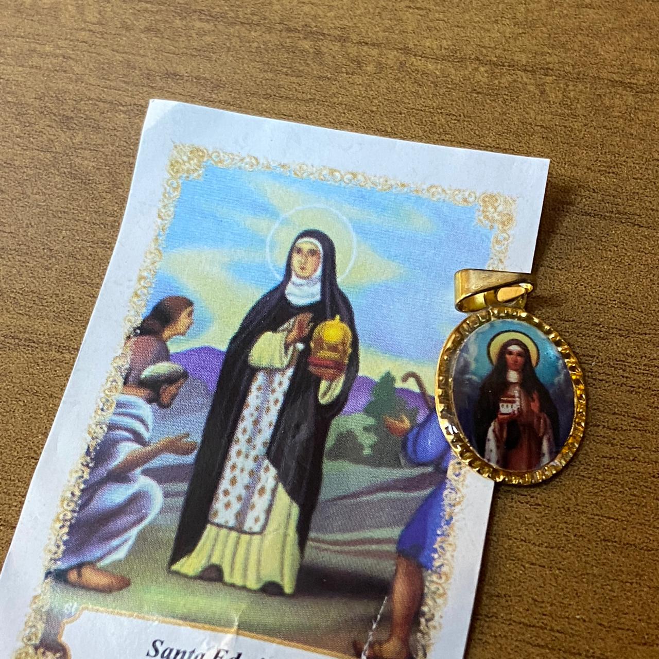 MEDALHA ALUMINIO SANTA EDWIGES (36 UNIDADES)