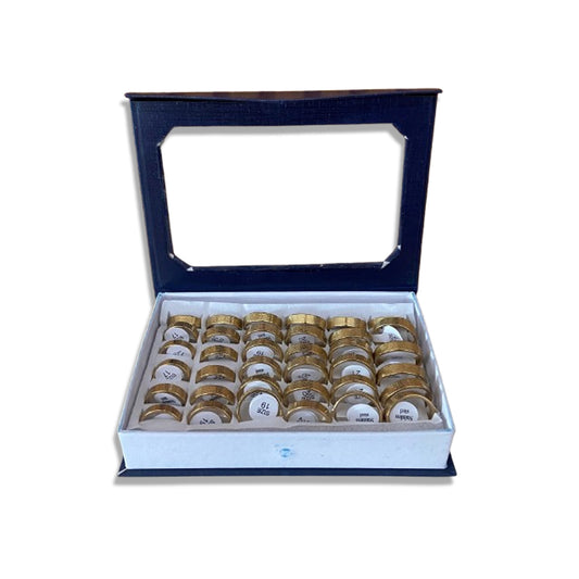 ANEL DOURADO ORAÇÃO PAI NOSSO MOD1 (36 UNIDADES)