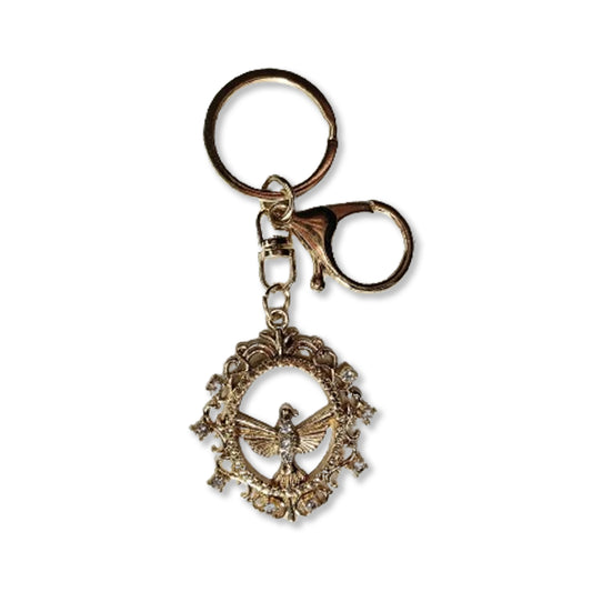 CHAVEIRO DOURADO DIVINO ESPÍRITO SANTO (6 UNIDADES)