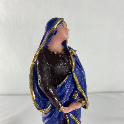 IMAGEM DE RESINA NACIONAL NOSSA SENHORA DAS DORES 16CM (1 UNIDADE)