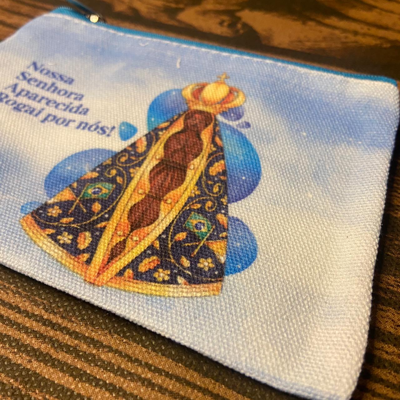BOLSA DE MÃO NOSSA SENHORA APARECIDA - MOD1 (1 UNIDADE)