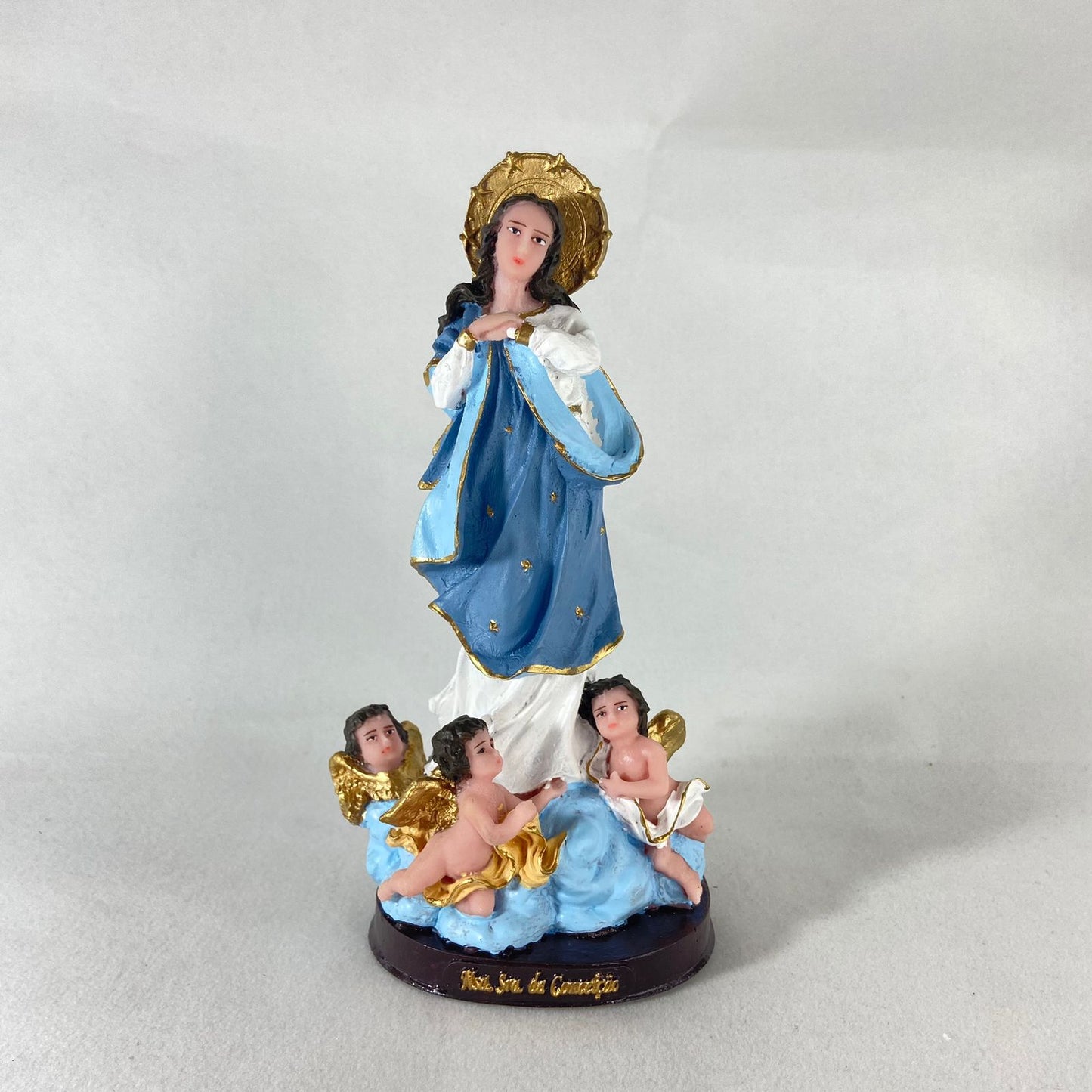 IMAGEM DE RESINA NACIONAL IMACULADA CONCEIÇÃO 20CM (1 UNIDADE)
