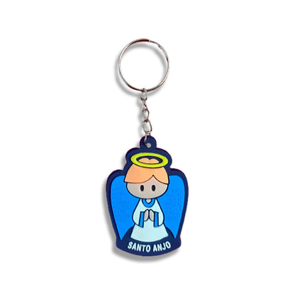 CHAVEIRO EMBORRACHADO SANTO ANJO AZUL (12 UNIDADES)