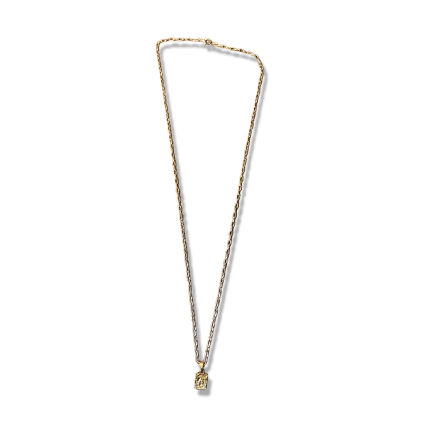 CORRENTE DOURADA QUADRADA NOSSA SENHORA APARECIDA  (1 UNIDADE)