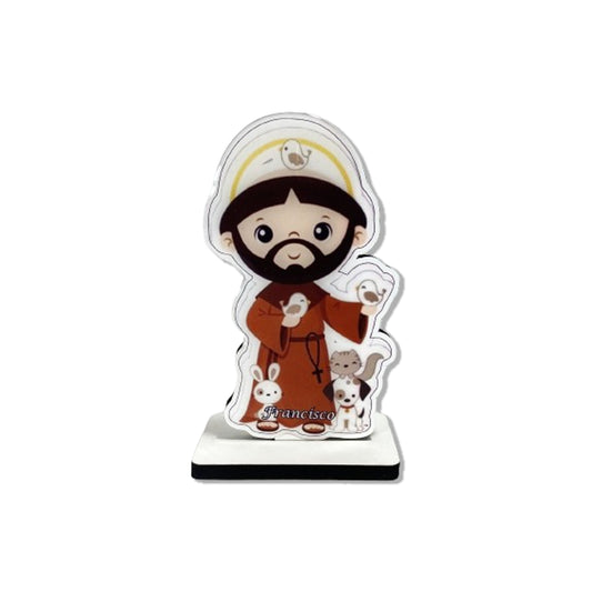 IMAGEM MDF INFANTIL SÃO FRANCISCO 13CM (1 UNIDADE)