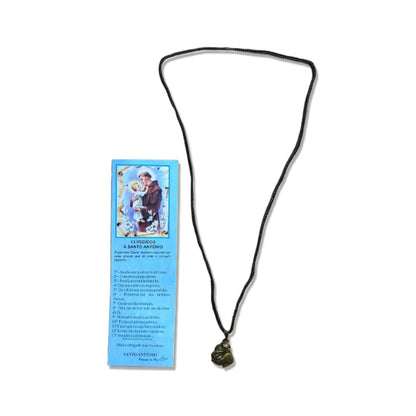 CORDÃO COM MEDALHA OURO VELHO DE SANTO ANTÔNIO (1 UNIDADES)