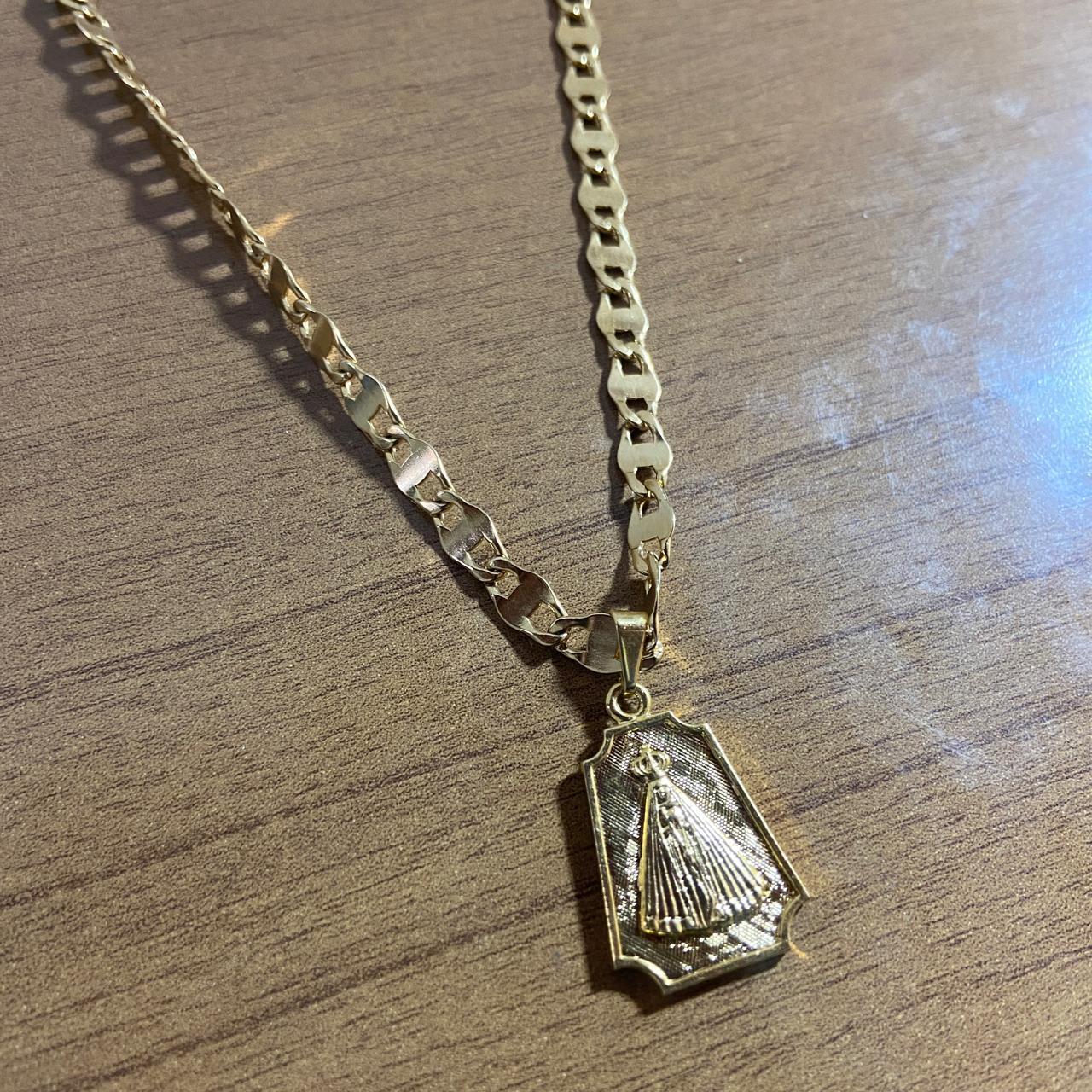 CORRENTE DOURADA NOSSA SENHORA APARECIDA  ( 1 UNIDADE)