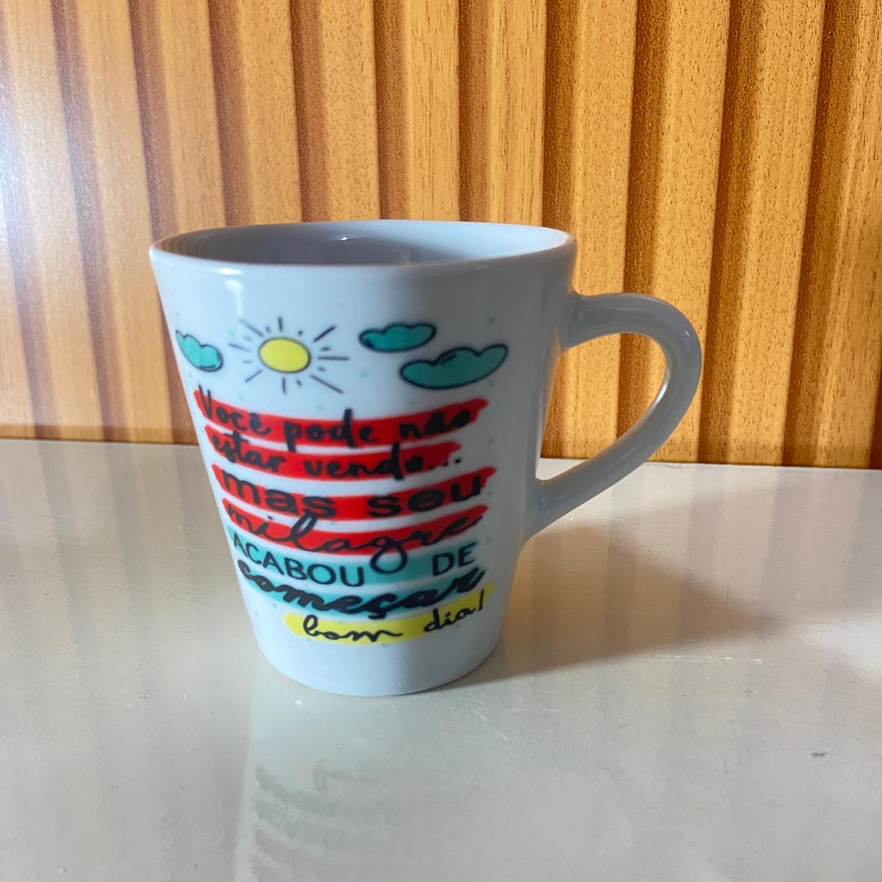 XÍCARA BRANCA VOCÊ PODE NÃO VER... 120ML (1 UNIDADE)