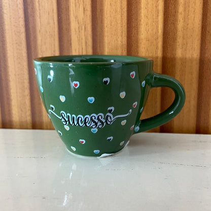 XÍCARA COQUINHO VERDE MOD1 SUCESSO (1 UNIDADE)