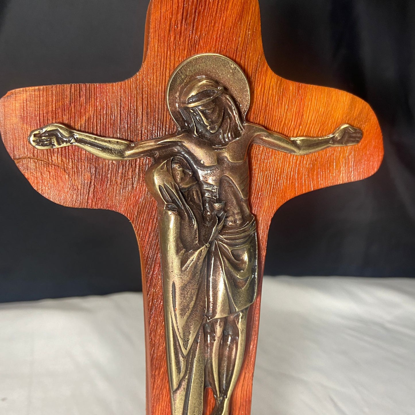 CRUCIFIXO MADEIRA DE MESA DA UNIDADE 22CM (1 UNIDADE)