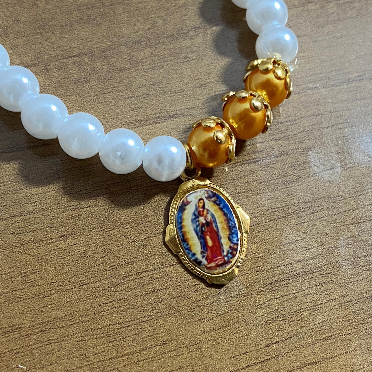 PULSEIRA PÉROLA NOSSA SENHORA DE GUADALUPE (01 UNIDADE)
