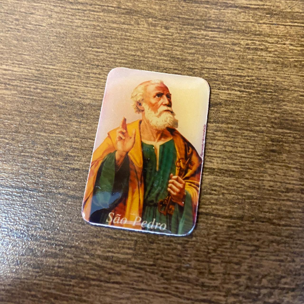 IMÃ QUADRADO RESINADO SÃO PEDRO (6 UNIDADES)