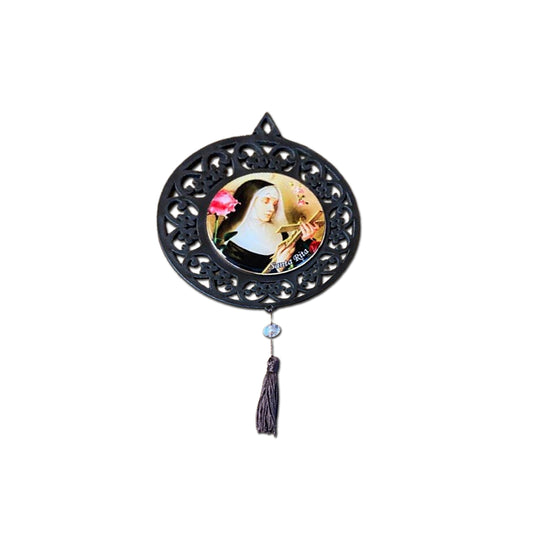 MANDALA MDF TABACO SANTA RITA 26CM (1 UNIDADE)