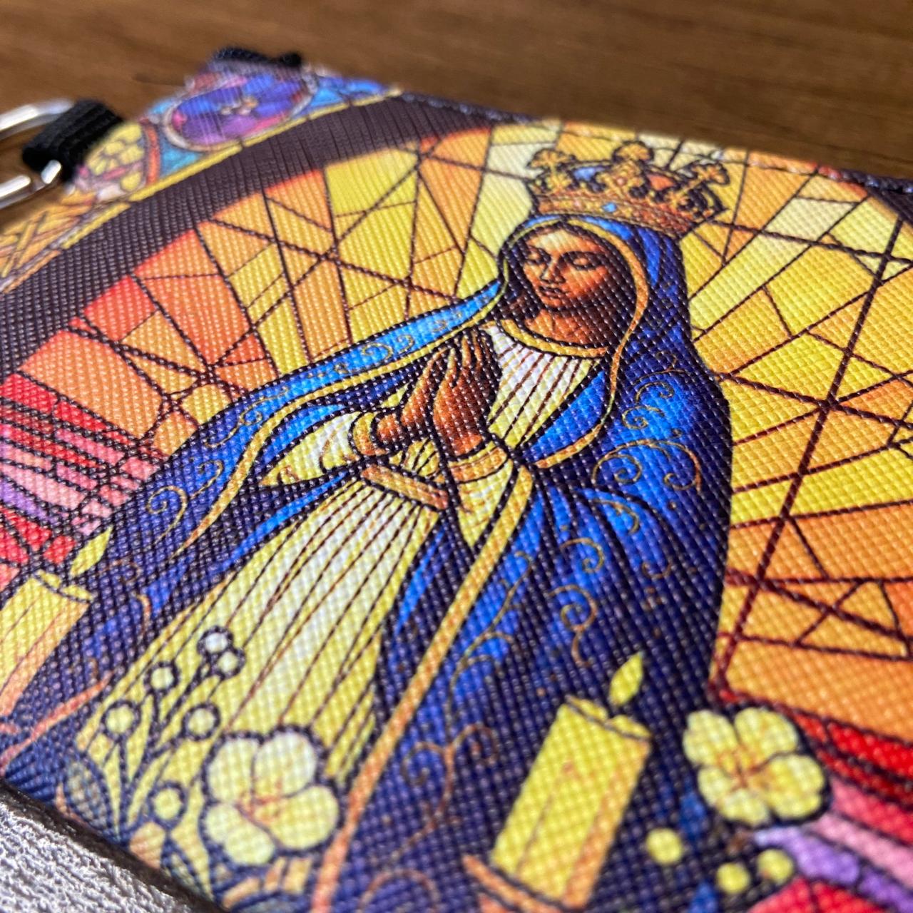 BOLSA PORTA MOEDAS NOSSA SENHORA APARECIDA MOD3 (1 UNIDADE)