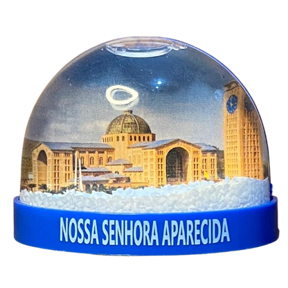 IMÃ GLOBO DE NEVE BASÍLICA DE NOSSA SENHORA APARECIDA (1 UNIDADE)